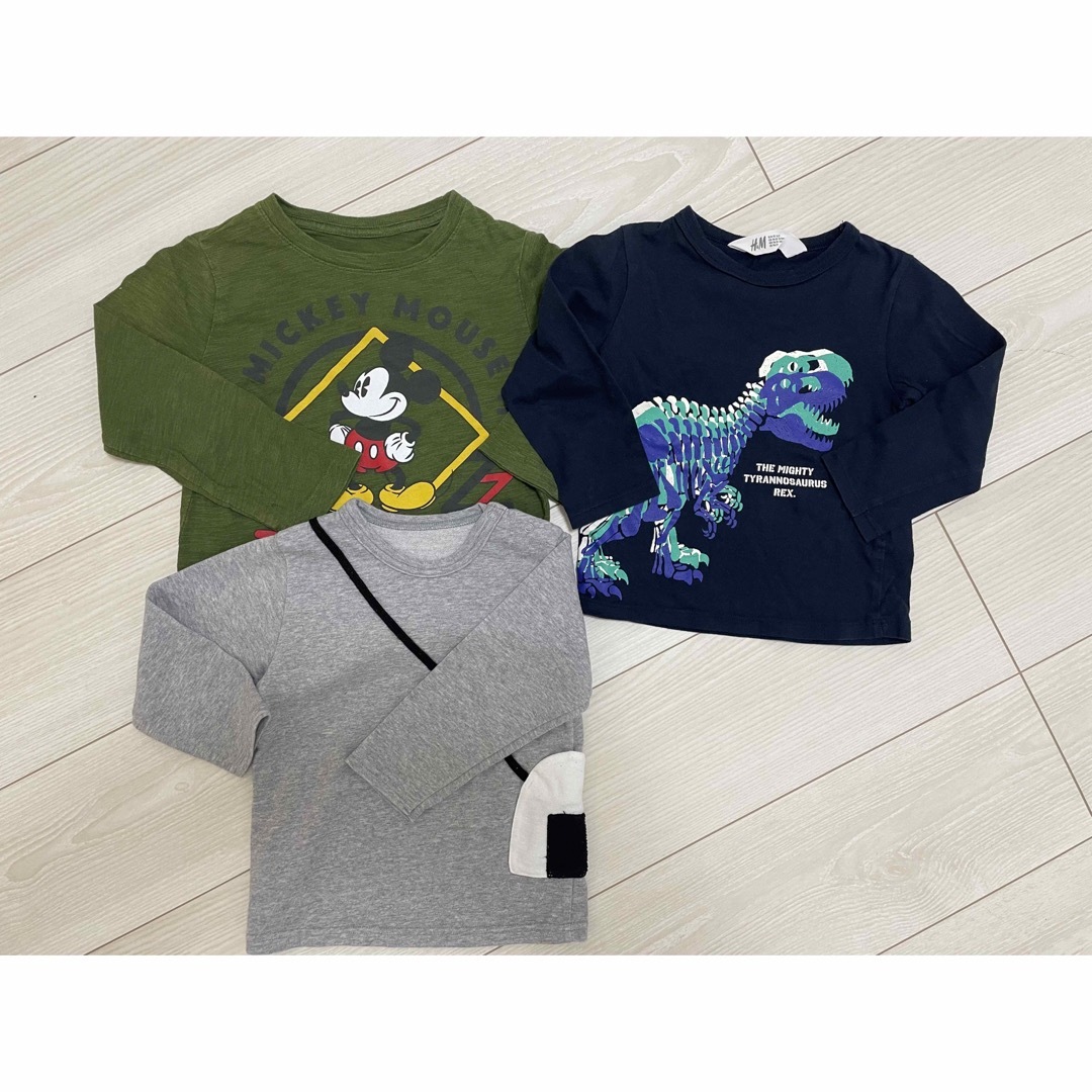 GAP Kids(ギャップキッズ)のキッズ　Tシャツ　90～100cm　9点セット　GAP  H&M キッズ/ベビー/マタニティのキッズ服男の子用(90cm~)(Tシャツ/カットソー)の商品写真