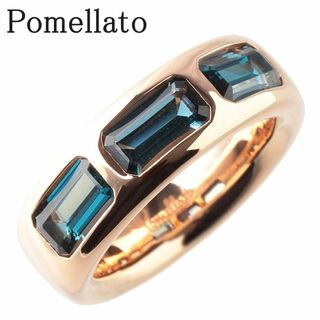 ポメラート(Pomellato)のポメラート イコニカ リング ロンドンブルートパーズ 現行モデル #53 750PG Pomellato【14395】(リング(指輪))