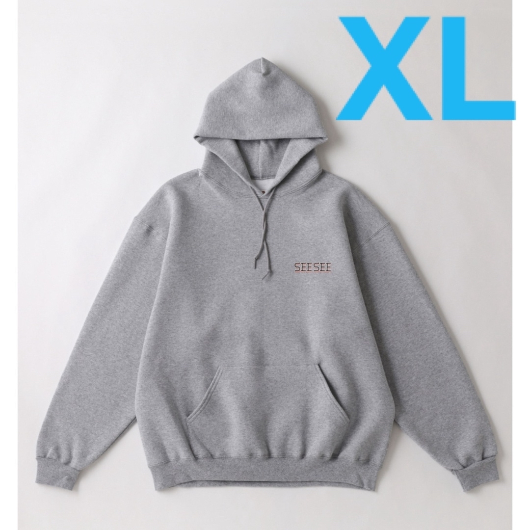 SEE SEE 23SS FRUITS HOODIE GREY XL