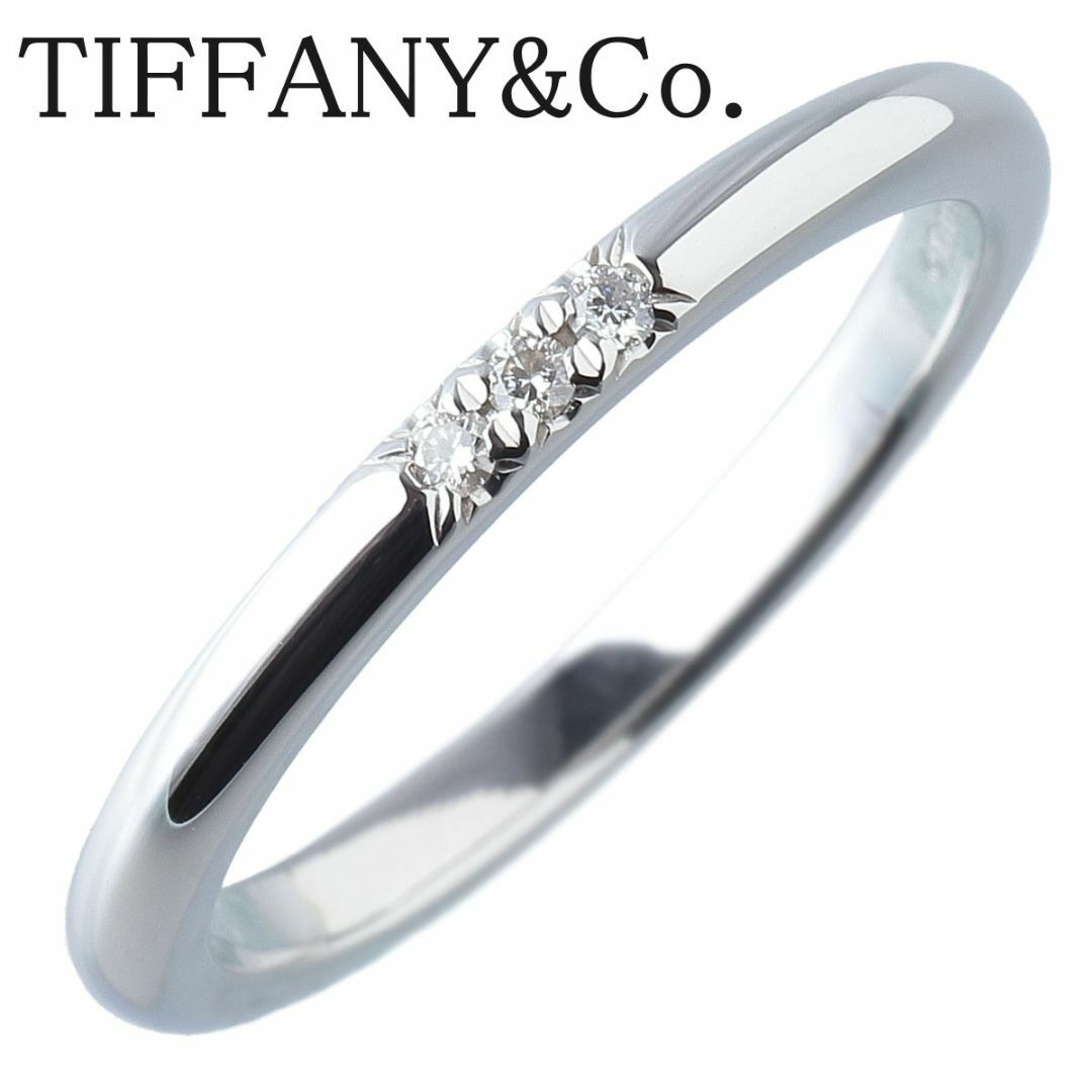 ティファニー ダイヤ リング クラシック バンド フォーエバー 3PD 9号 幅2.0mm PT950 TIFFANY【14092】のサムネイル