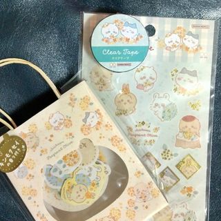 チイカワ(ちいかわ)の🏵️ちいかわ シール２種&クリアテープA(その他)