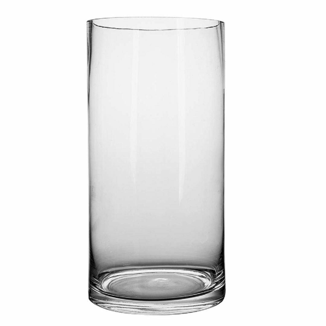 【色: クリヤ(シリンダー 25cm)】ガラスの花瓶 透明 花器 フラワーベース