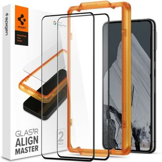 シュピゲン(Spigen)のSpigen Pixel8Pro ガラスフィルム(保護フィルム)