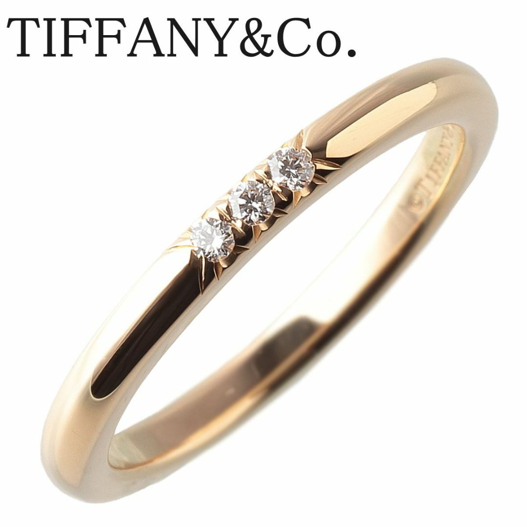 Tiffany & Co.(ティファニー)のティファニー ダイヤ リング クラシック バンド フォーエバー 3PD 約5.5号 幅1.9mm AU750YG TIFFANY【14132】 レディースのアクセサリー(リング(指輪))の商品写真