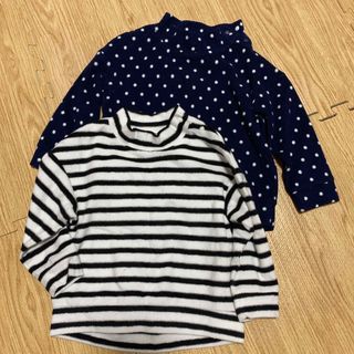 ユニクロ(UNIQLO)のUNIQLO  フリース2枚セット　90(その他)