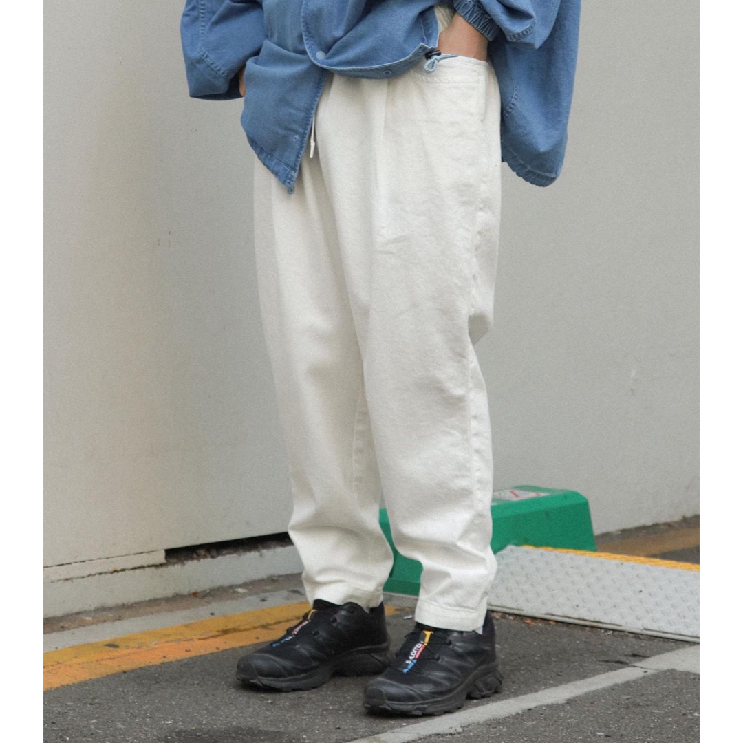 1LDK SELECT   S.F.C SS TAPERED EASY PANTS off whiteの通販 by