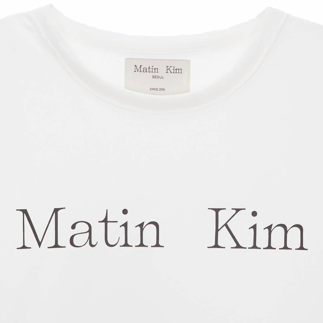 新品未開封 Matin Kim ロゴ クロップ Ｔシャツ マーティンキムの通販