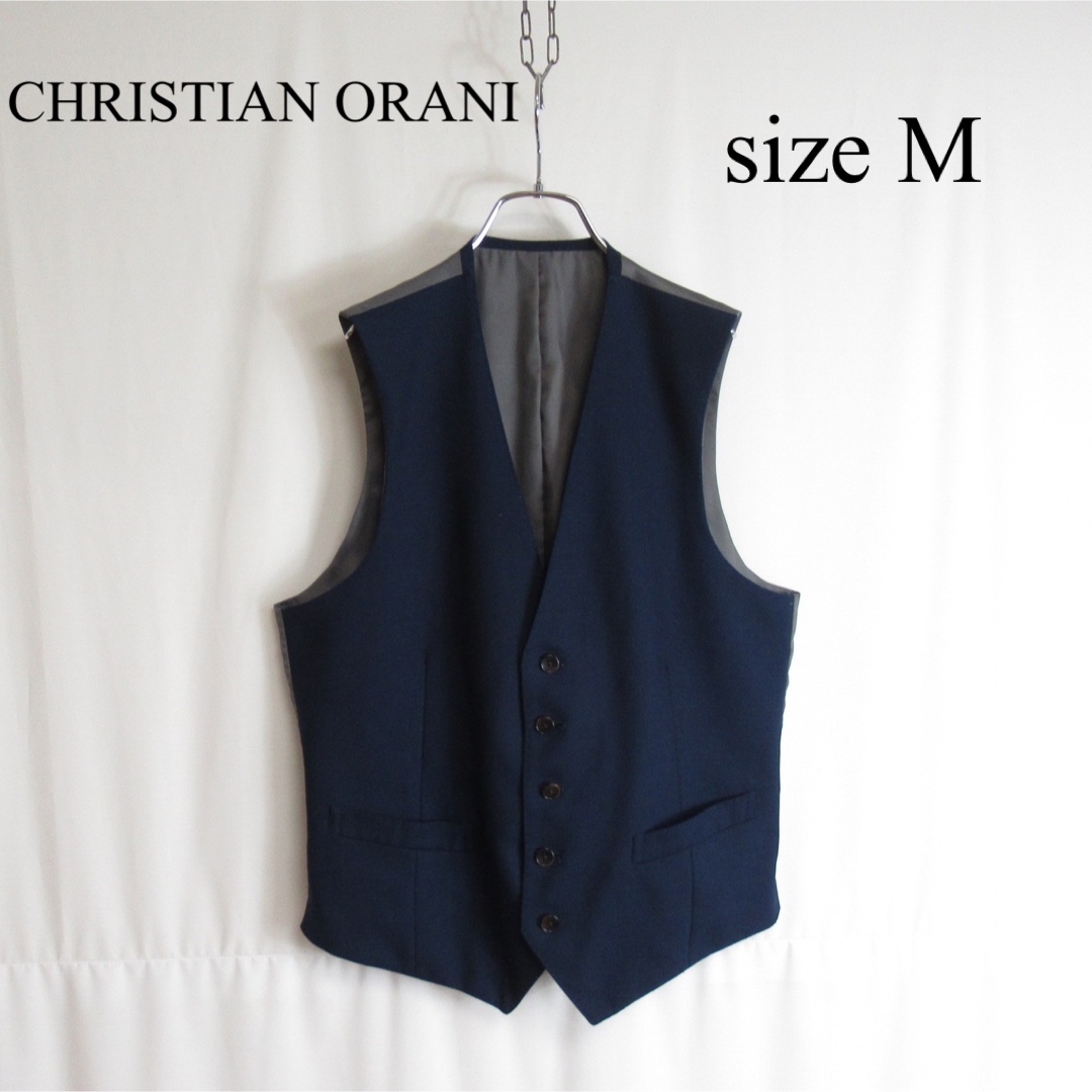 CHRISTIAN ORANI スーツ ジレ ボタン ベスト フォーマル M