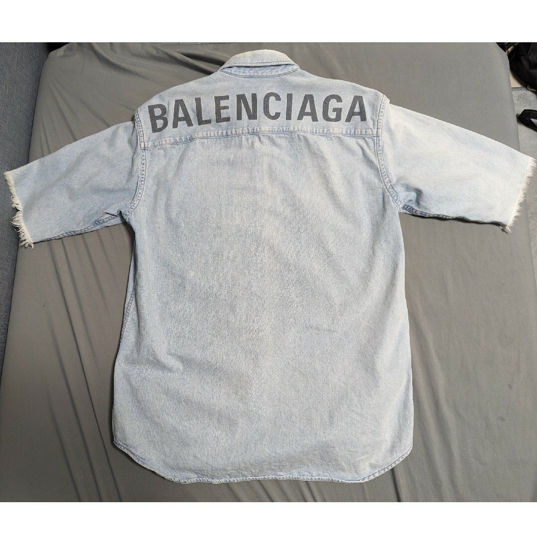 バレンシア BALENCIAGA デニムシャツ 半袖