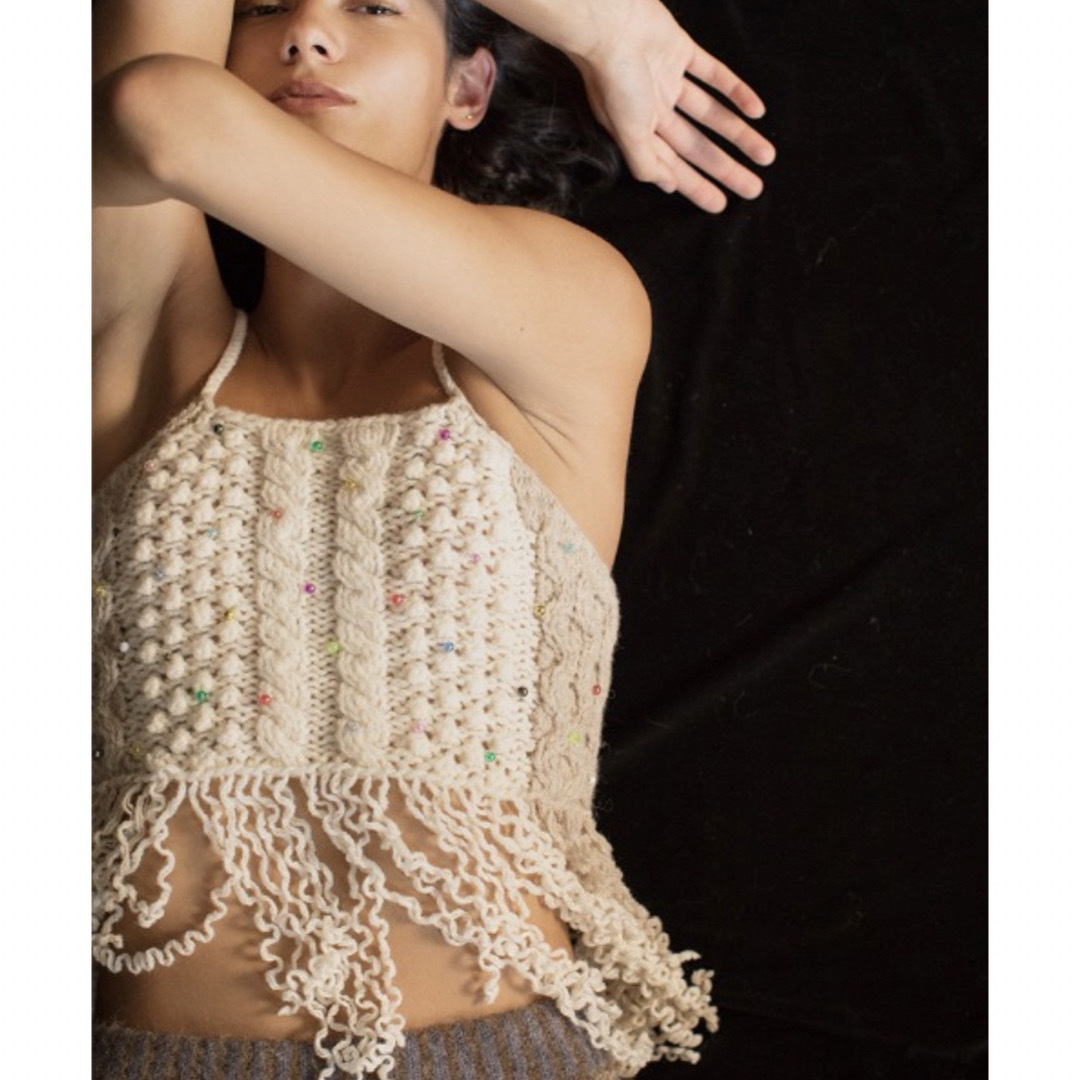 leinwande Cable Knit Camisole - キャミソール