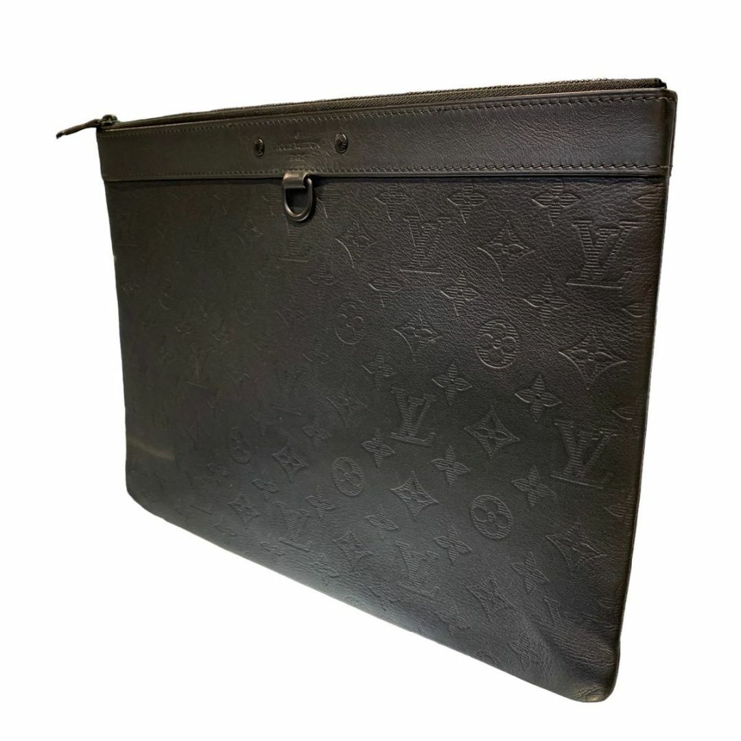 LOUIS VUITTON ルイ・ヴィトン ポシェット ディスカバリー クラッチバッグ・セカンドバッグ  M62903 LOUIS VUITTON ルイ・ヴィトン ポシェット・ディスカバリー M62903 モノグラム･シャドウ ブラック メンズ クラッチバッグ 23024757 RD