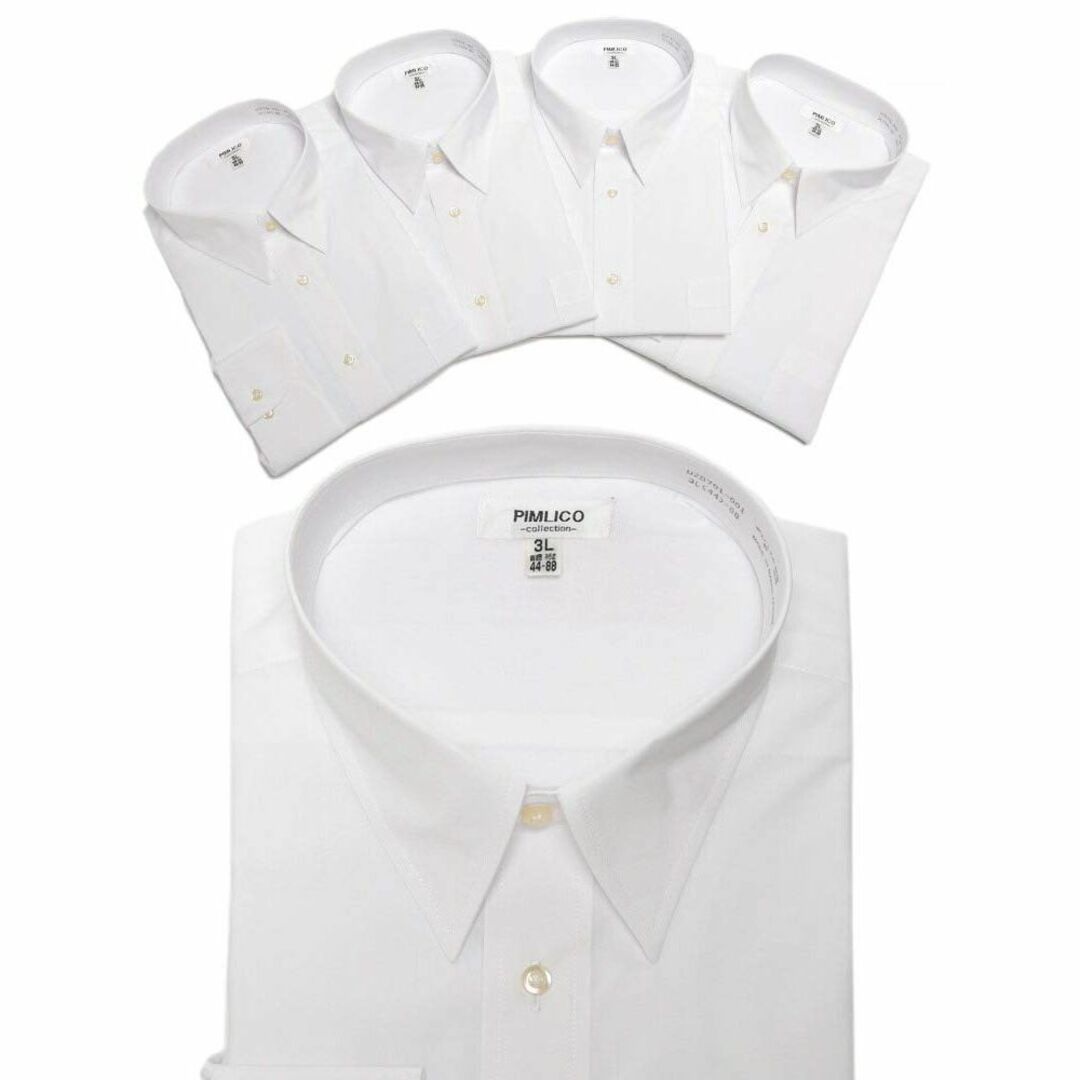 [PIMLICO] [大きいサイズのサカゼン] 長袖シャツ 4枚セット 大きいサ