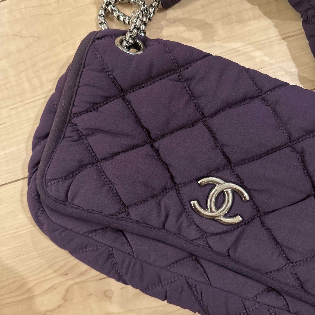 CHANEL バブルキルト チェーンショルダーバッグ ギャランティカード付き