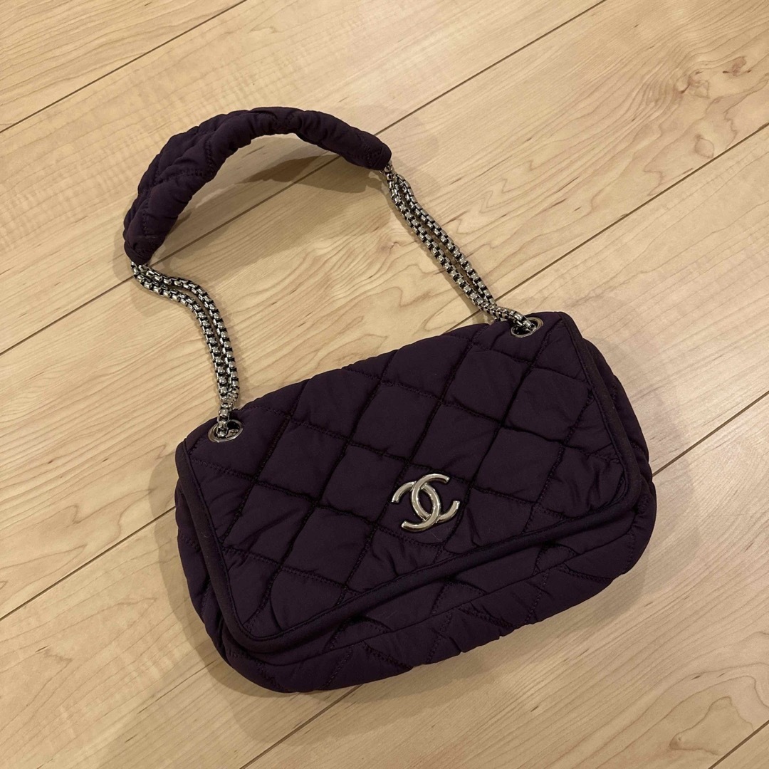 CHANEL  バブルキルト チェーンショルダーバッグ ギャランティカード付き