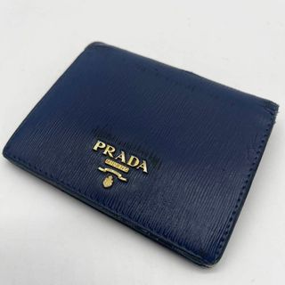 プラダ サフィアーノ 財布(レディース)(ブルー・ネイビー/青色系)の