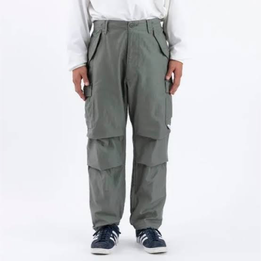 DESCENDANT/D-65M SATIN TROUSERS