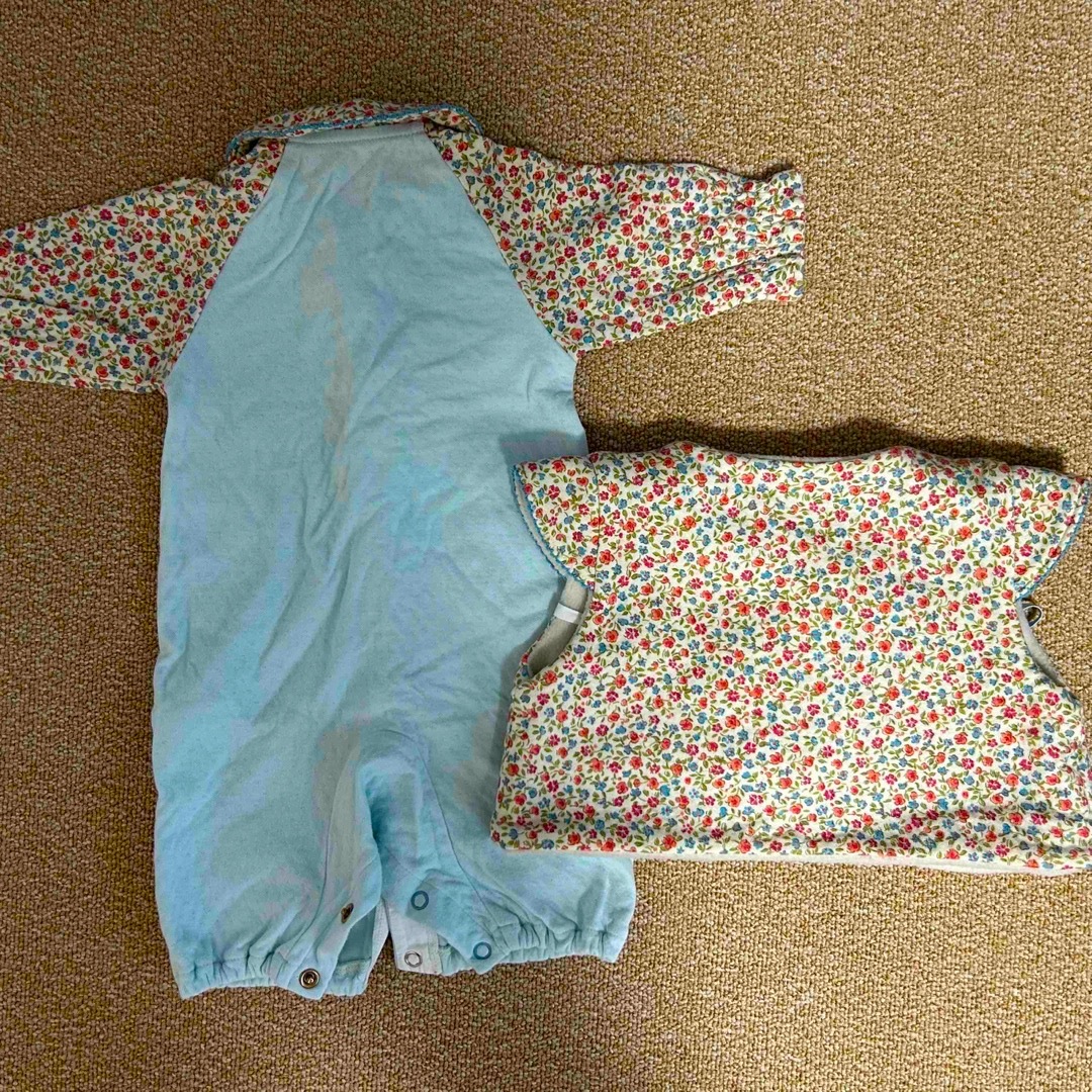 ツーウェイオール&ベスト キッズ/ベビー/マタニティのベビー服(~85cm)(ロンパース)の商品写真