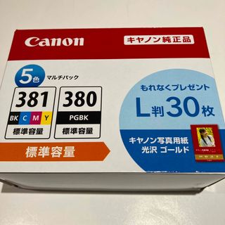 Canon - Canon 純正インク BCI-381+380/5MP 5色パック L判つきの通販 ...