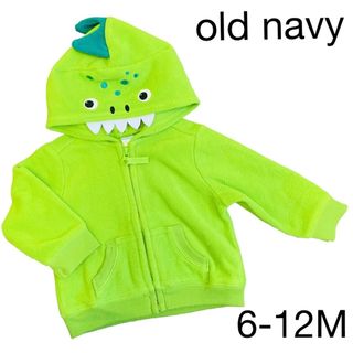 オールドネイビー(Old Navy)の【オールドネイビー】恐竜フリースパーカー　アウター　70～80(ジャケット/コート)