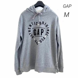 ギャップ(GAP)のGAP レディース  パーカー ハートロゴ グレー Mサイズ(パーカー)