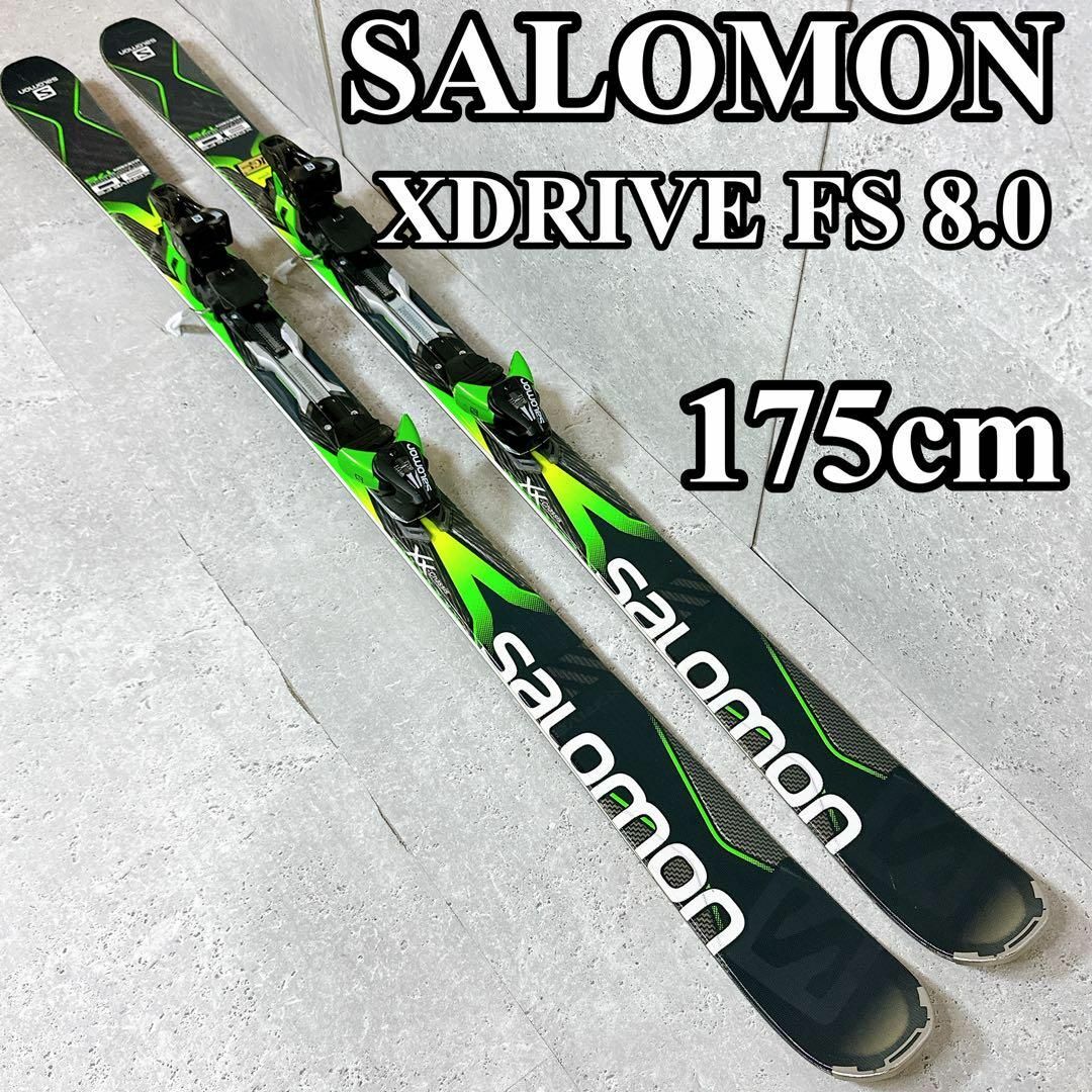 【状態良好☆】SALOMON  168cm スキーセット♪　送料無料！