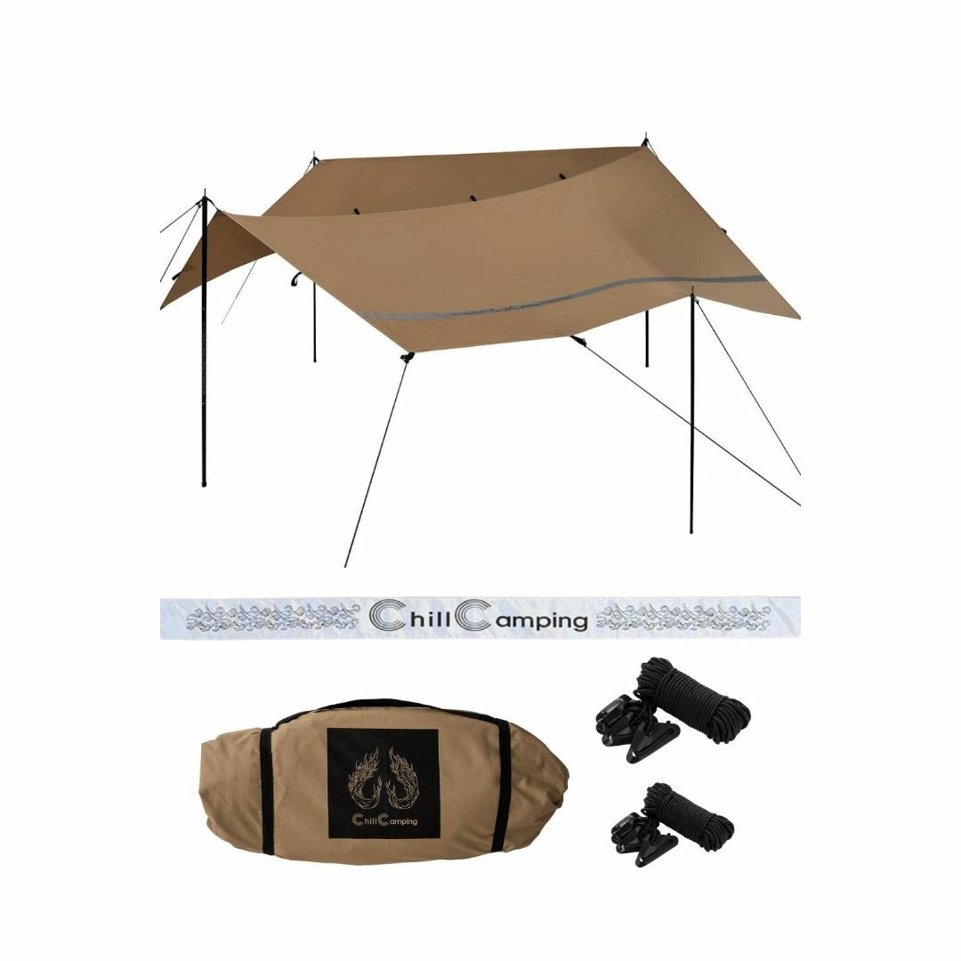 【色: 400cm×400cm】ChillCamping チルキャンピング TC