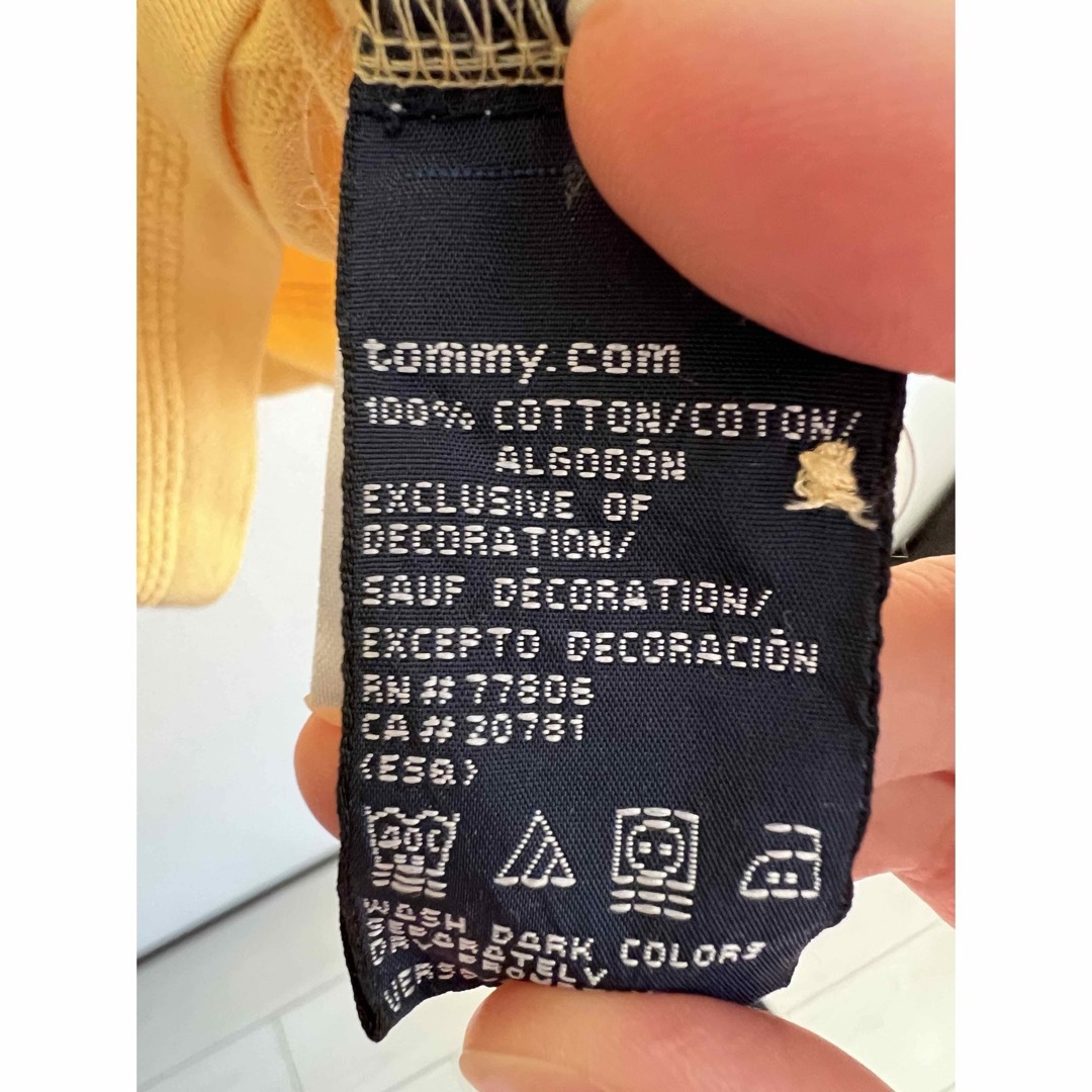 TOMMY HILFIGER(トミーヒルフィガー)のTOMMY  黄色　ポロシャツ メンズのトップス(ポロシャツ)の商品写真