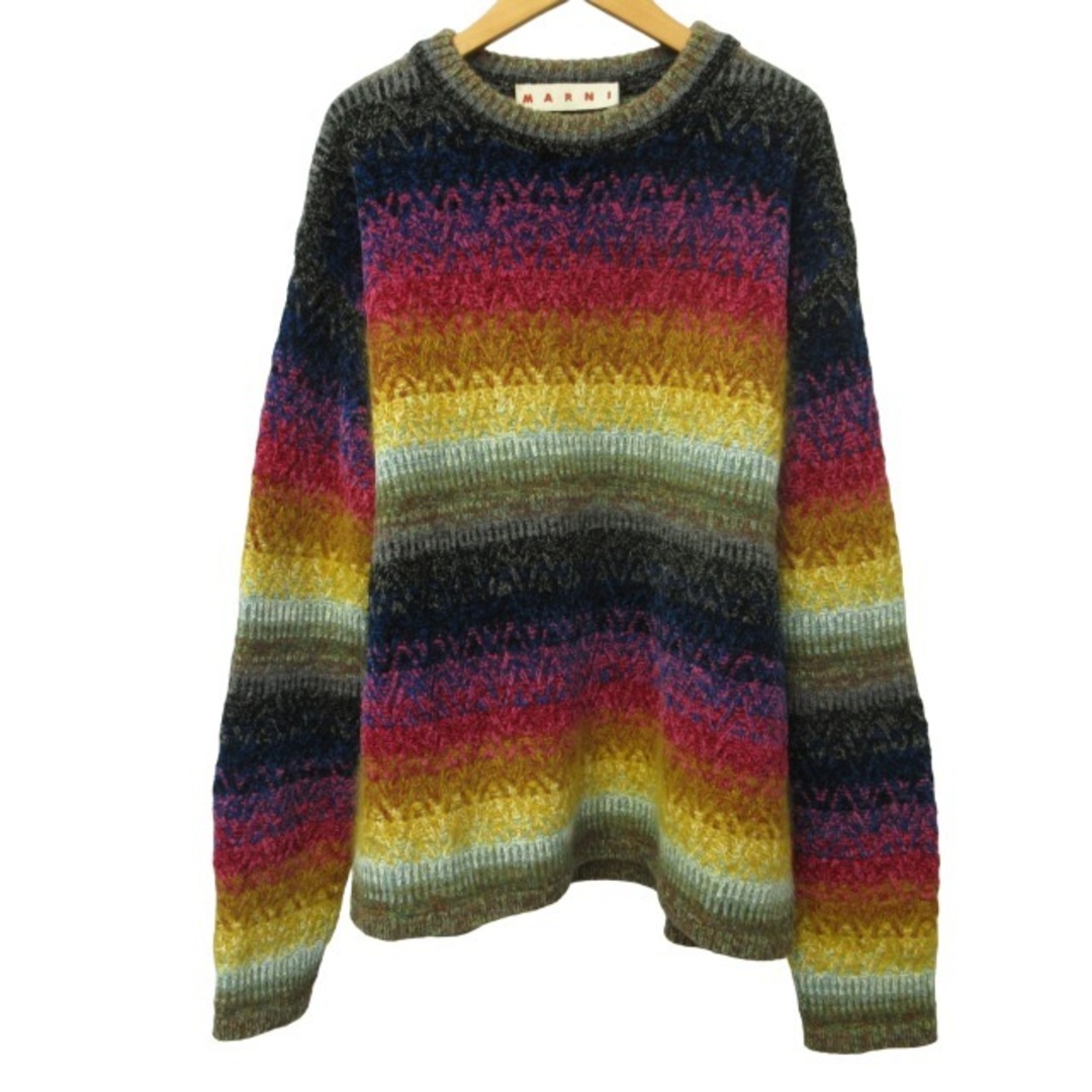 マルニ 22AW CRAZY MIX KNIT SWEATER セーター 46 | フリマアプリ ラクマ