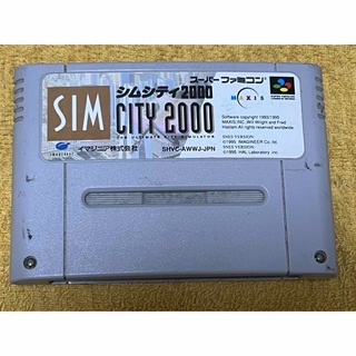 SFCｿﾌﾄ シムシティ2000(家庭用ゲームソフト)