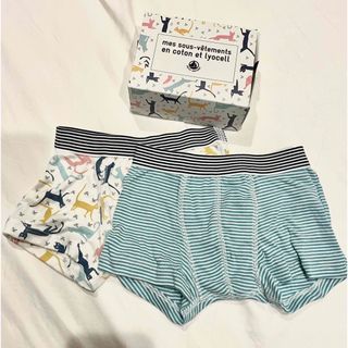 プチバトー(PETIT BATEAU)の箱無し専用　プチバトー　キッズボクサーパンツ　110cm　5ans  男の子(下着)