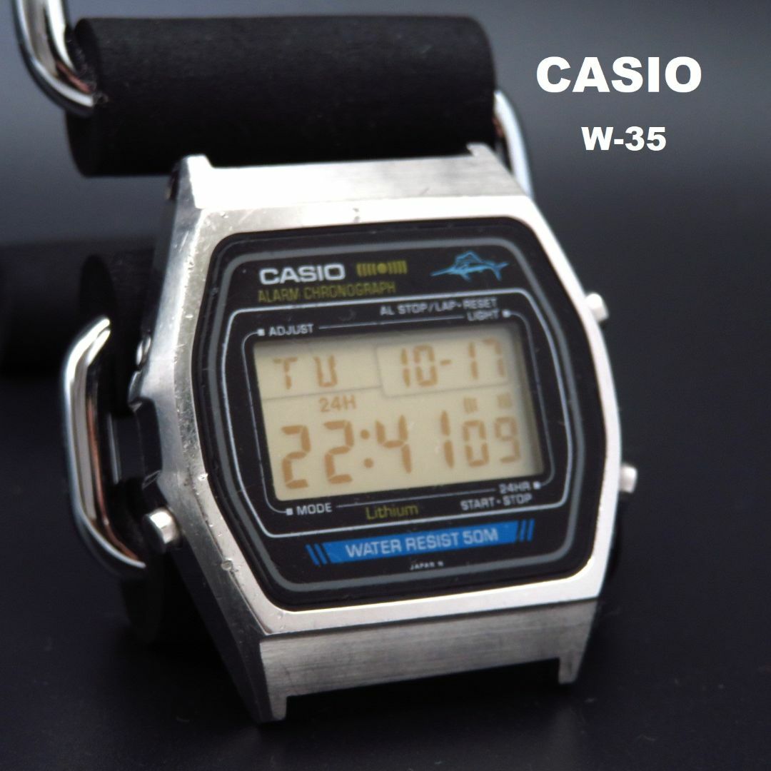 CASIO(カシオ)のCASIO デジタル腕時計 W-35 ヴィンテージ カジキ メンズの時計(腕時計(デジタル))の商品写真