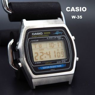 カシオ(CASIO)のCASIO デジタル腕時計 W-35 ヴィンテージ カジキ(腕時計(デジタル))