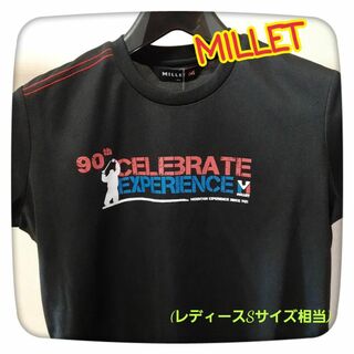 ミレー(MILLET)のミレー トップス Tシャツ ブラック 85(S)サイズ ポリエステル100(Tシャツ(半袖/袖なし))