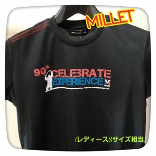 ミレー(MILLET)のミレー トップス Tシャツ ブラック 85(S)サイズ ポリエステル100(Tシャツ(半袖/袖なし))