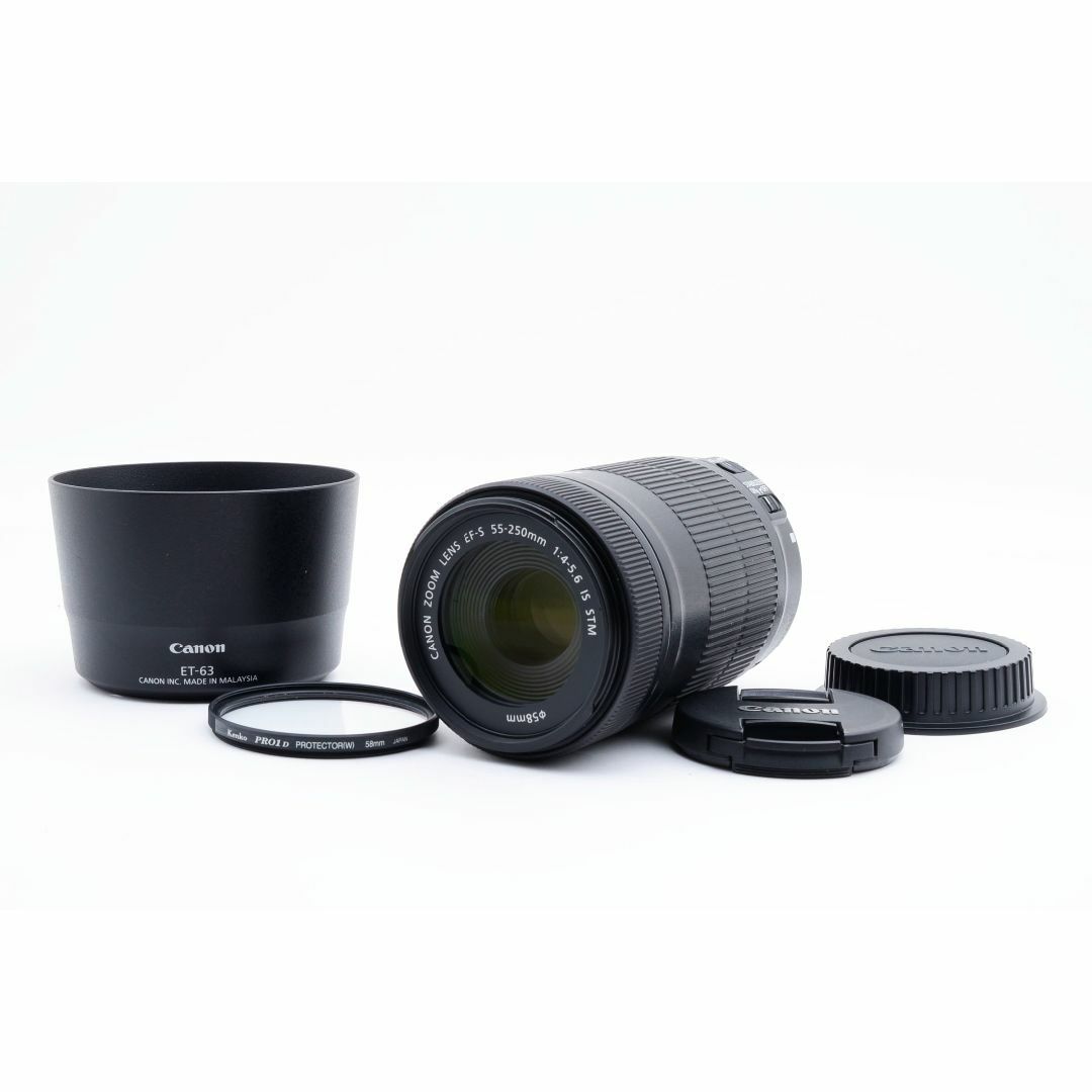 ❤静音・高速AF❤Canon EF-S 55-250mm STM❤手ぶれ補正付❤-