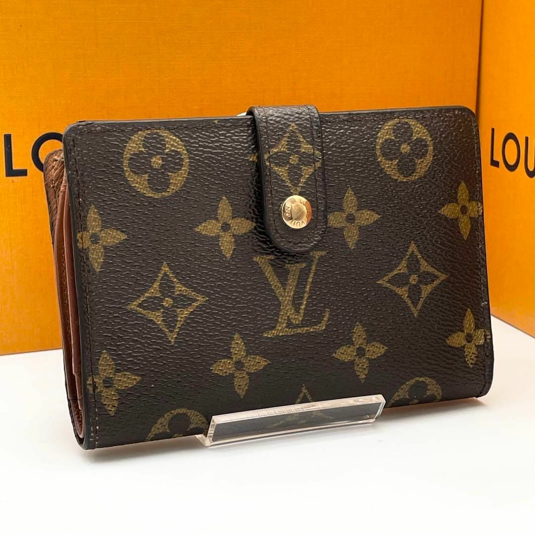 LOUIS VUITTON モノグラム ヴィエノワ　がま口　折り財布