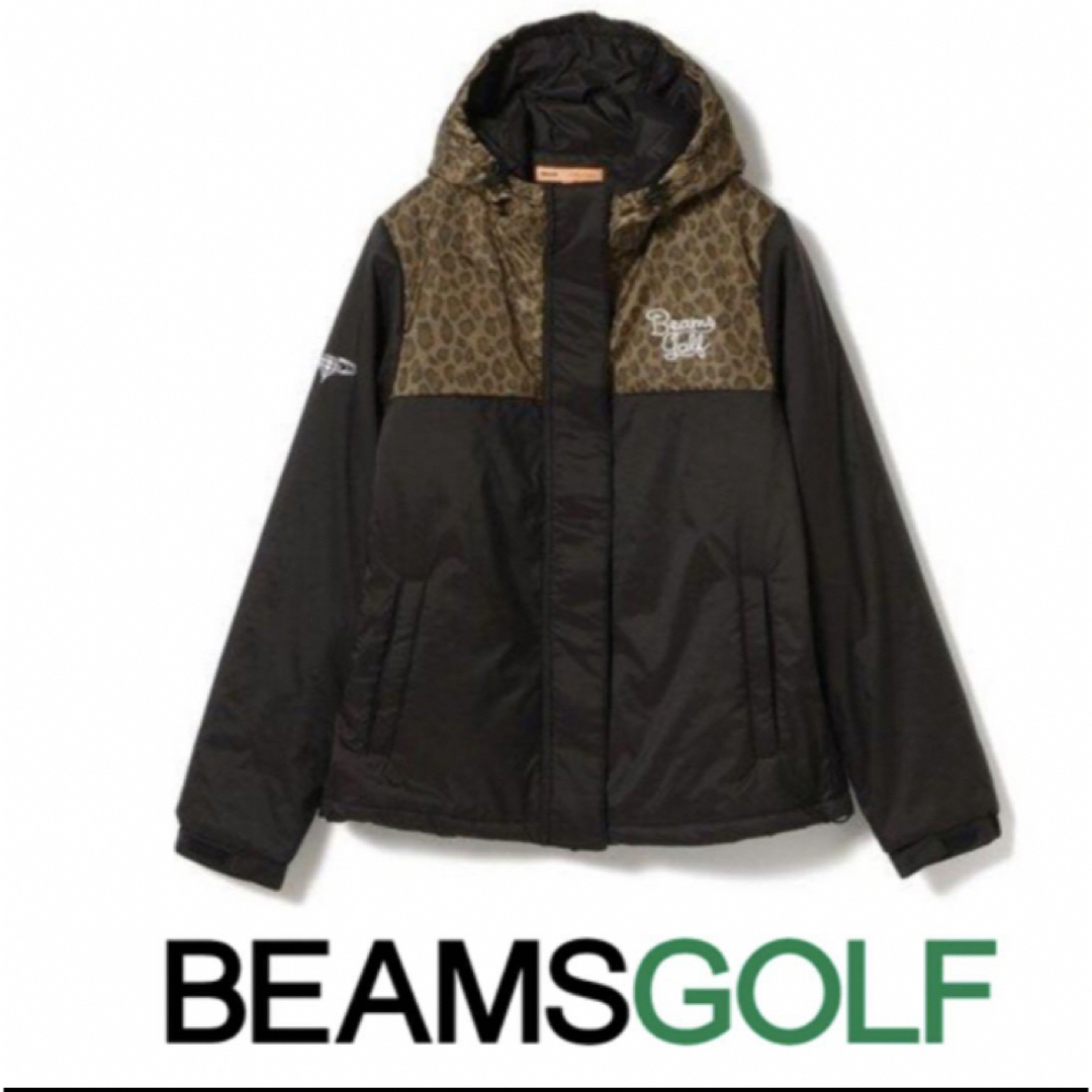 ビームスゴルフbeams golf❤️レディースレオパードブルゾン❤️