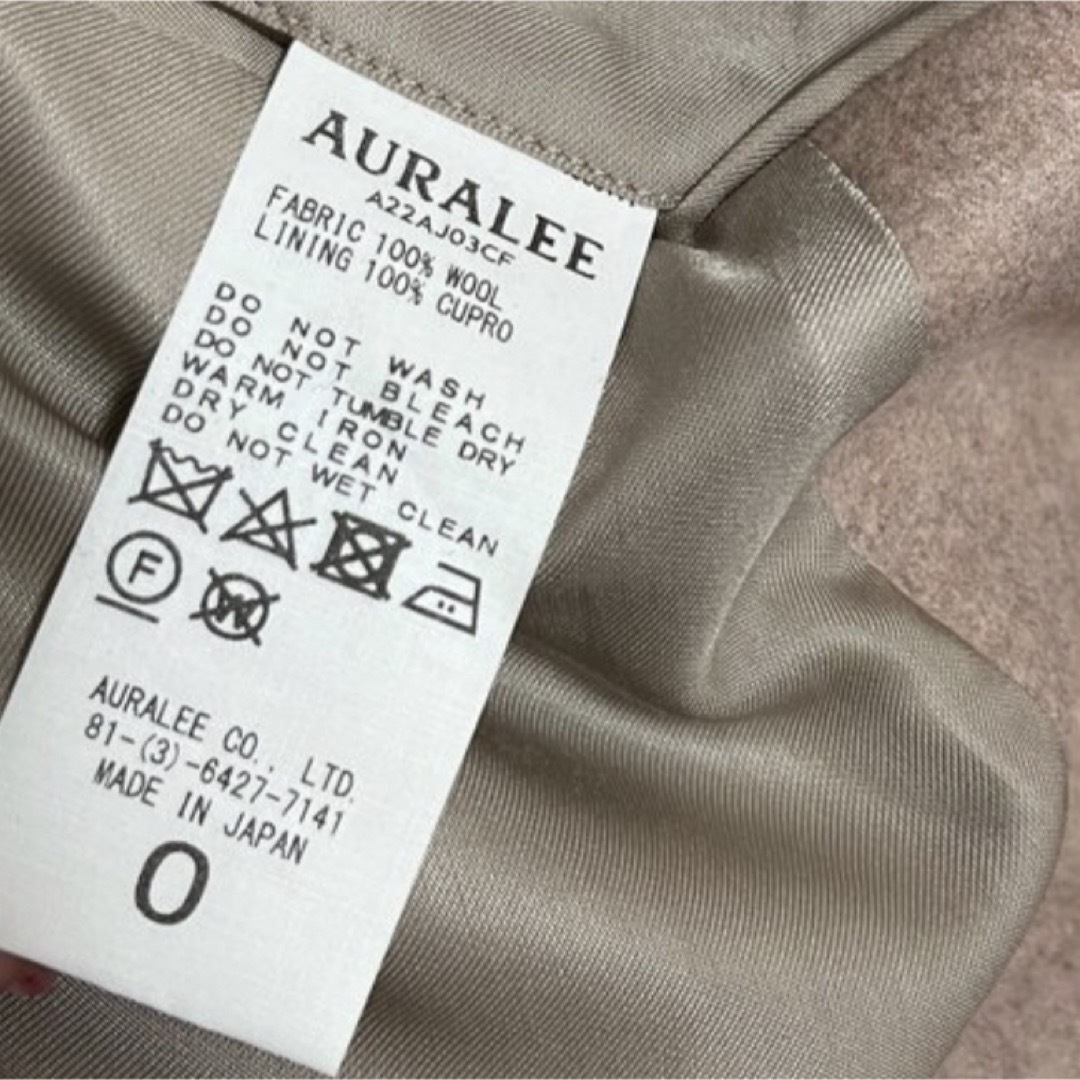 AURALEE(オーラリー)のオーラリー WOOL FULLING FLANNEL JACKET レディース0 レディースのジャケット/アウター(テーラードジャケット)の商品写真