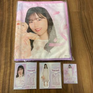 ノギザカフォーティーシックス(乃木坂46)の柴田柚菜さん NOGIZAKA DREAMING フェイスタオル他　セット未開封(アイドルグッズ)