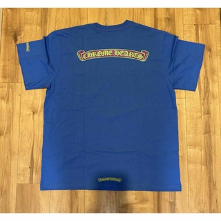 クロムハーツ(Chrome Hearts)の新作クロムハーツ スクロールプリントT-shirt XL ブルー新品未使用(Tシャツ/カットソー(半袖/袖なし))
