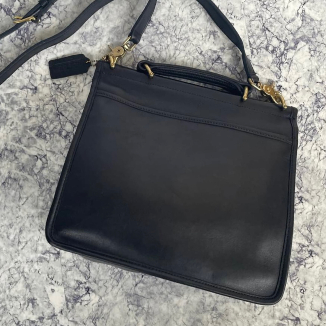 極美品 COACH オールドコーチ 黒 レザー ブラック 2way ウィリス 5