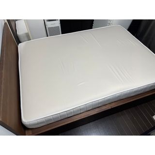 MUJI (無印良品) - 美品 無印良品 ダブルベッド 収納ベッド 超高密度