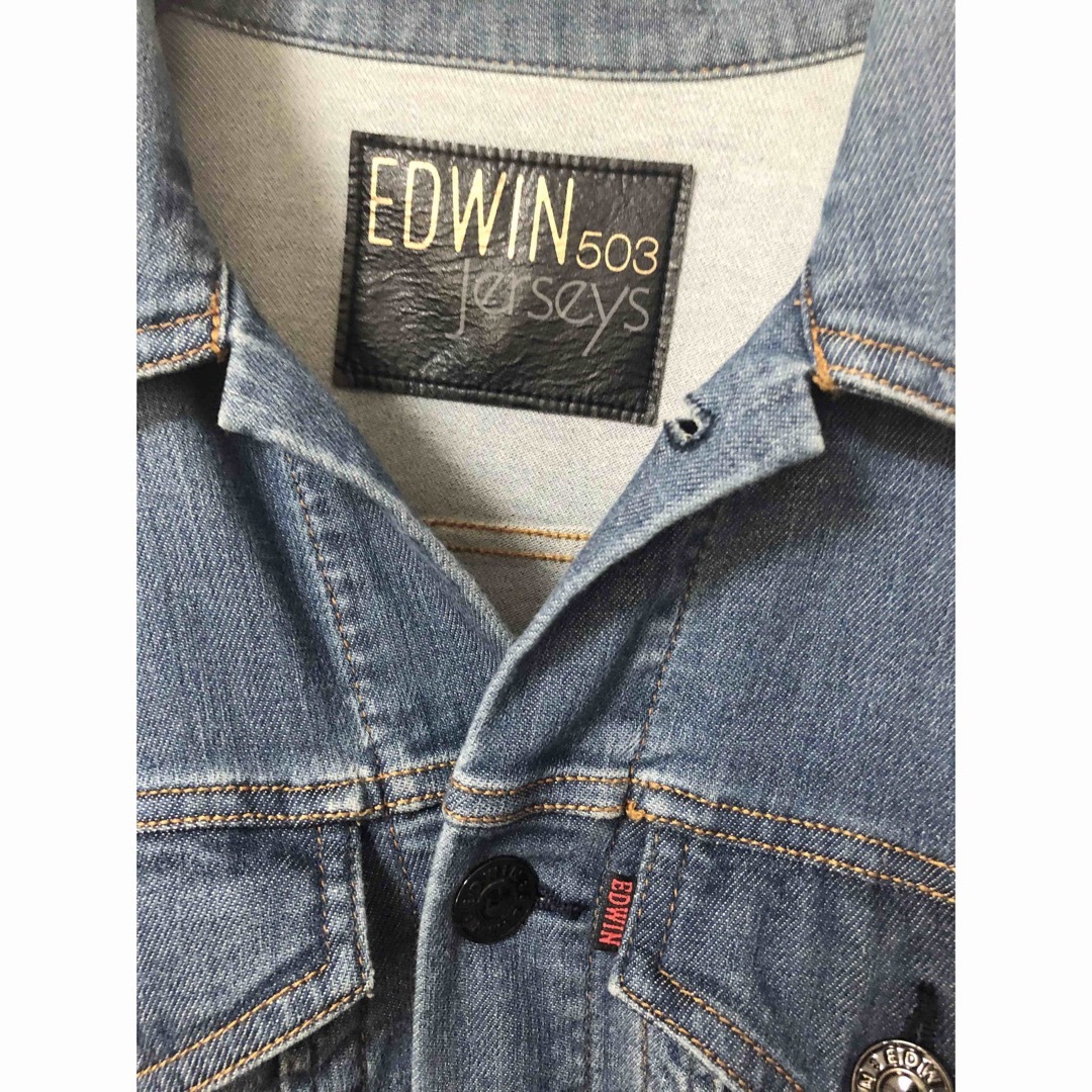 EDWIN(エドウィン)のEDWIN503 メンズデニムジャケット Mサイズ   フォロー割引あり 値下げ メンズのジャケット/アウター(Gジャン/デニムジャケット)の商品写真