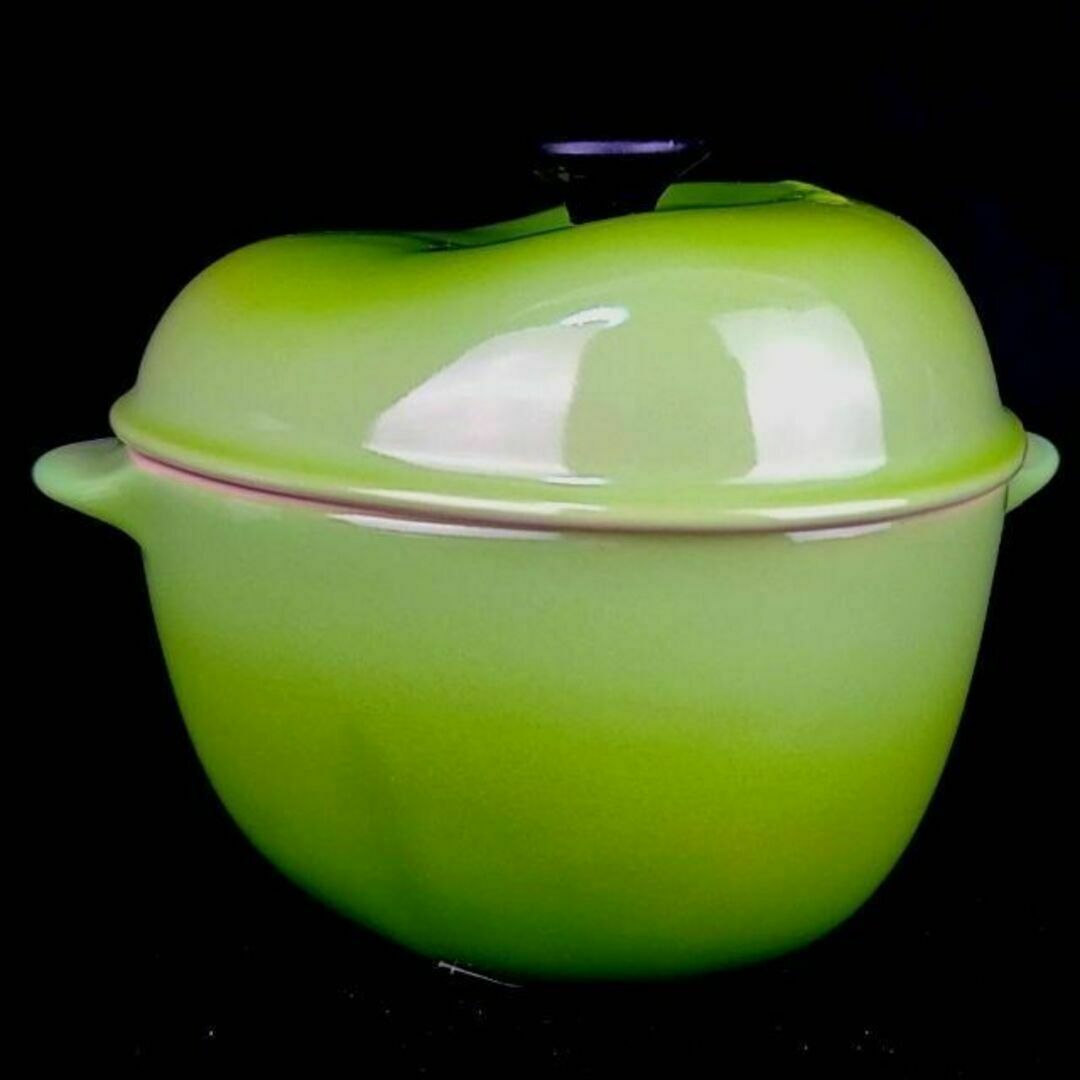 LE CREUSET - ☆ 未使用 ◇ ルクルーゼ アップルココット グリーン 箱