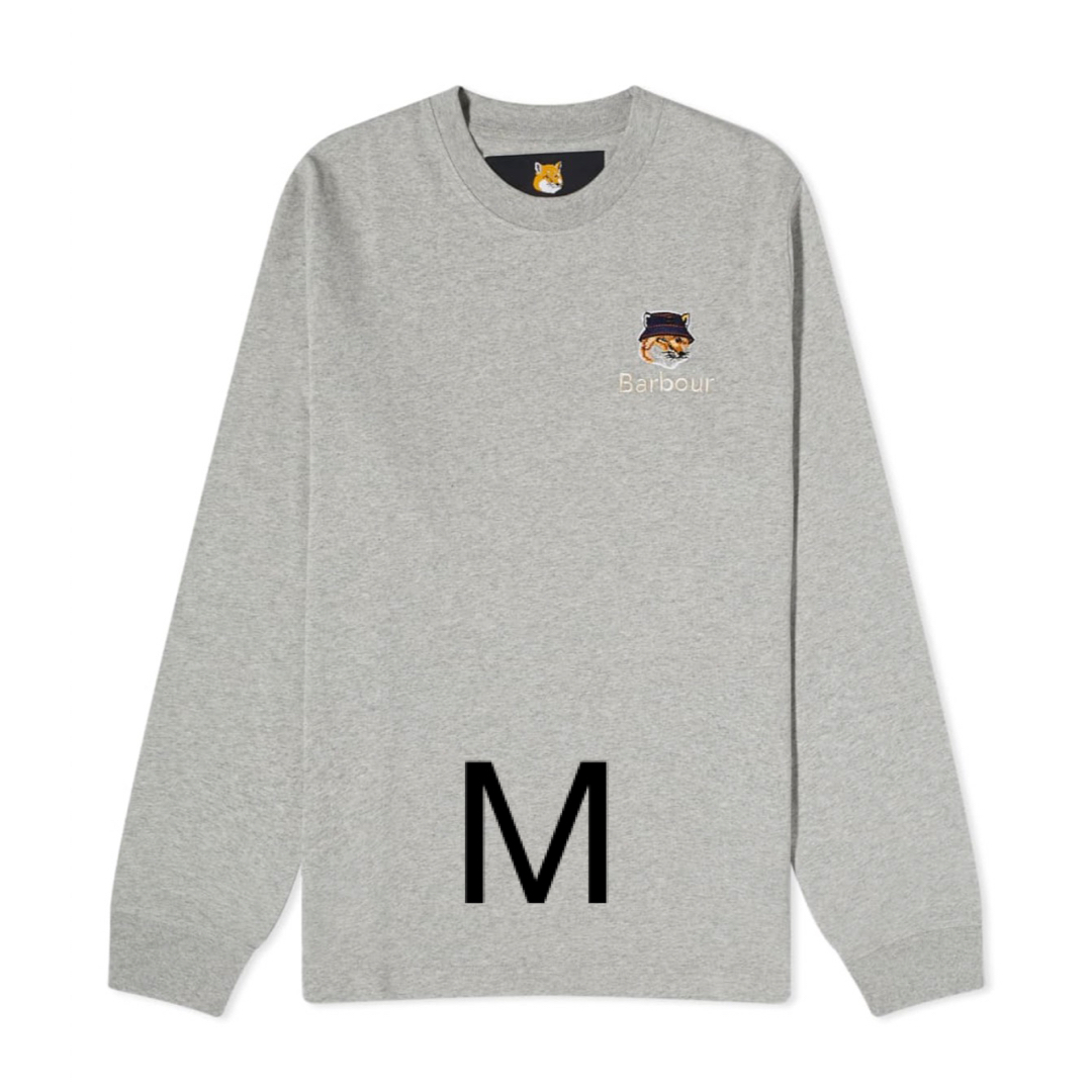 MAISON KITSUNE'(メゾンキツネ)のMaison Kitsuné x Barbour メゾンキツネ　バブアー　ロンT メンズのトップス(Tシャツ/カットソー(七分/長袖))の商品写真