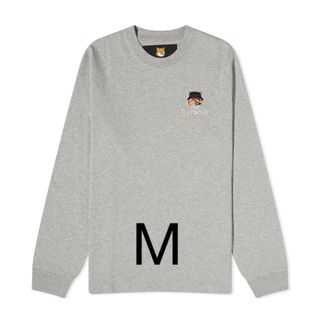 メゾンキツネ(MAISON KITSUNE')のMaison Kitsuné x Barbour メゾンキツネ　バブアー　ロンT(Tシャツ/カットソー(七分/長袖))