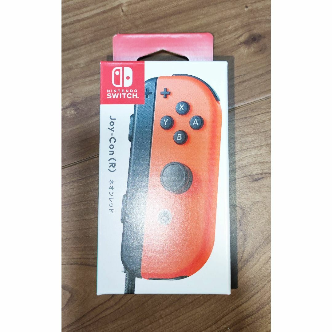 未使用 Joy-Con ネオンレッド　ニンテンドースイッチ