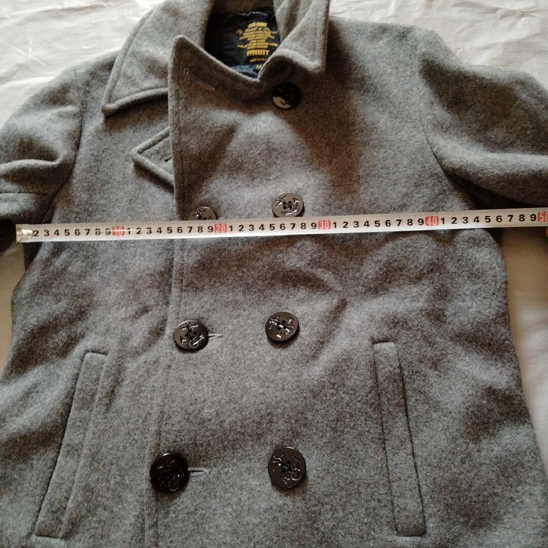 FIDELITY(フェデリティー)のFIDELITY　フェデリティー　Pコート　グレー メンズのジャケット/アウター(ピーコート)の商品写真
