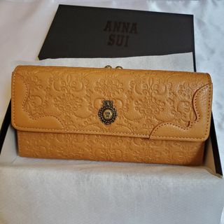 ANNA SUI - イエロー アナスイ ANNA SUI がま口 長財布 ヴィンテージ ...