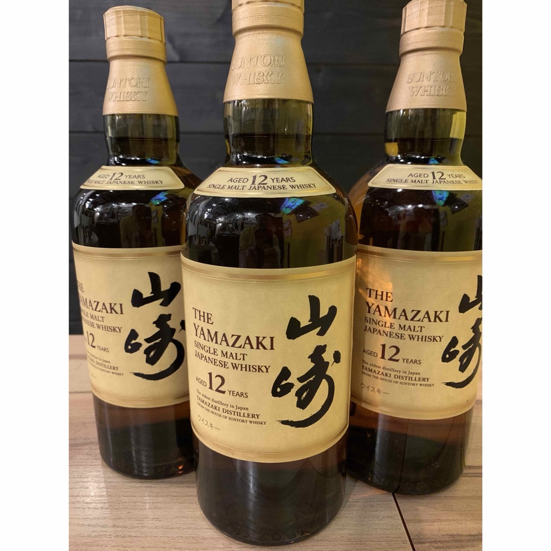 サントリー - サントリーシングルモルトウイスキー山崎12年5本セットの ...